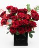 Cutie cu trandafiri rosii AMOR BOX 21