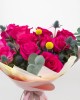 Buchet cu trandafiri fuchsia DESEO 11