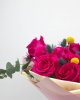 Buchet cu trandafiri fuchsia DESEO 15