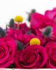 Buchet cu trandafiri fuchsia DESEO 15