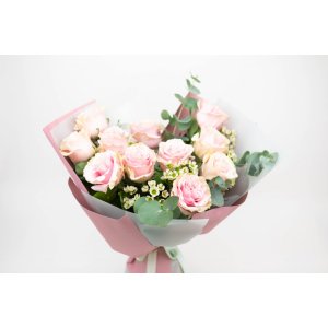 Buchet cu trandafiri roz SUEÑO 11