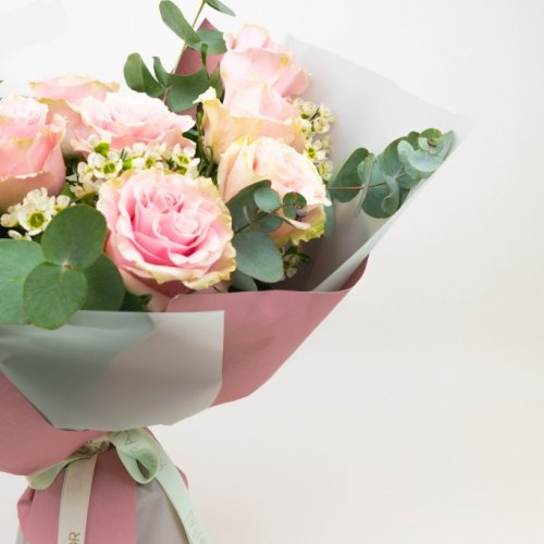 Buchet cu trandafiri roz SUEÑO 11